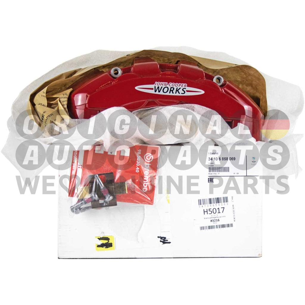 Genuine Mini Brake Caliper Jcw Front Left R56 Lci 34106858069