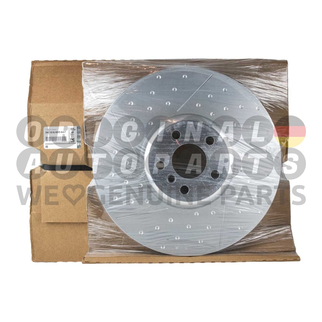 Genuine BMW M Performance Brake Disc front left 374x36mm 2' G42 3' G20 G21 4' G22 G23 G26 34106895647