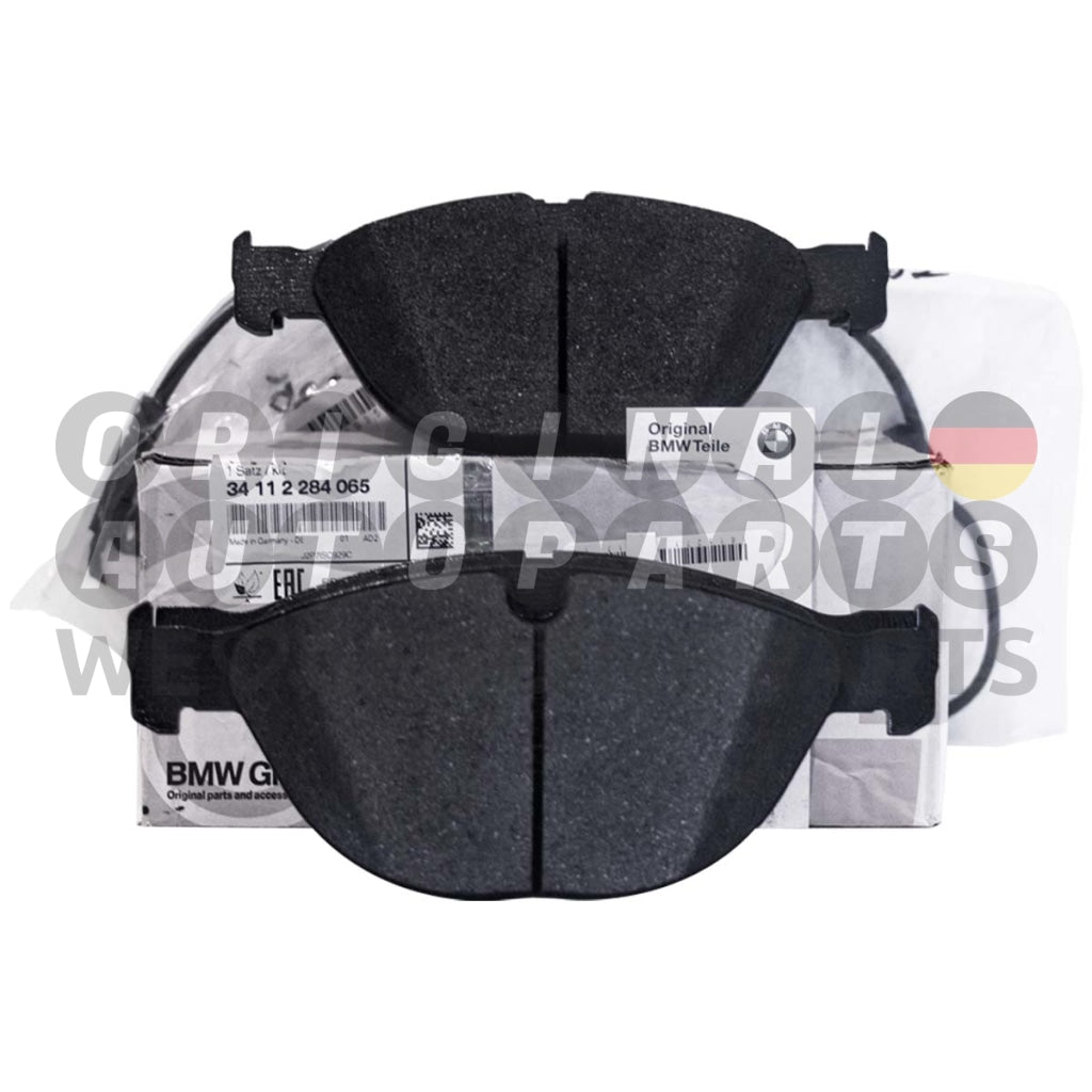 Genuine BMW Brake Pads Set + Sensors front 5' E60 E61 6' E63 E64 34112284065 34352282935 34356789492