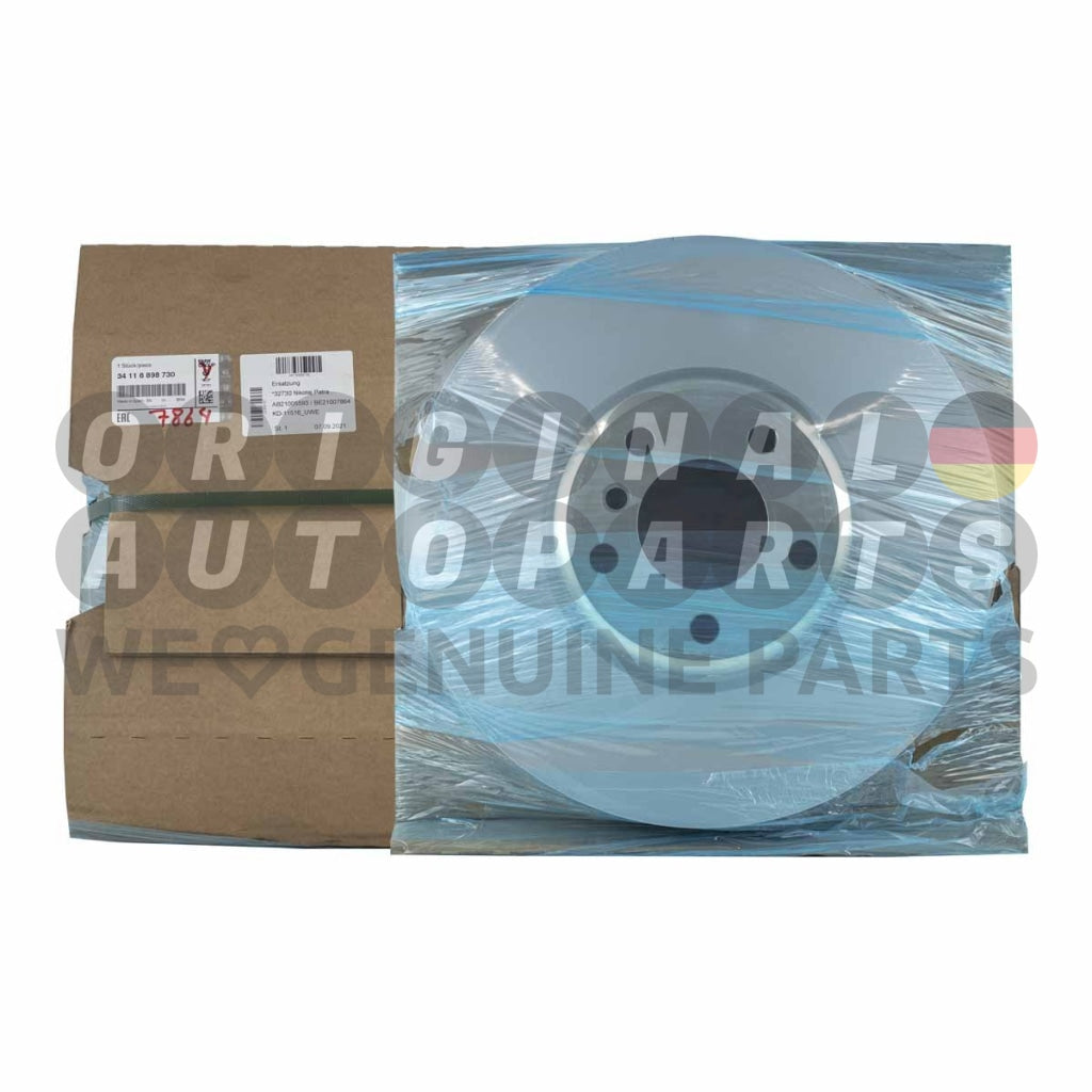 Genuine BMW Brake Disc Rotor front right 348x36mm 5' F07 F10 F11 6' F06 F12 F13 7' F01 F02 34116898730