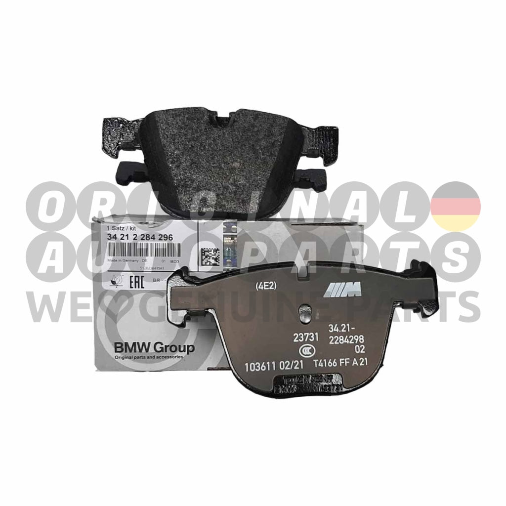 Genuine BMW M Brake Pads Set rear 3' M3 E90 E92 E93 M5 E60 E61 M6 E63 E64 34212284296