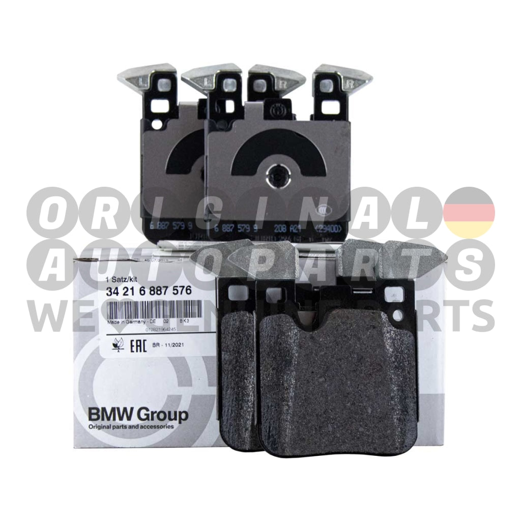 Genuine BMW M Performance Brake Pads Set rear 1' F20 F21 2' F22 F23 3' F30 F31 F34 GT 4' F32 F33 F36 34216887576