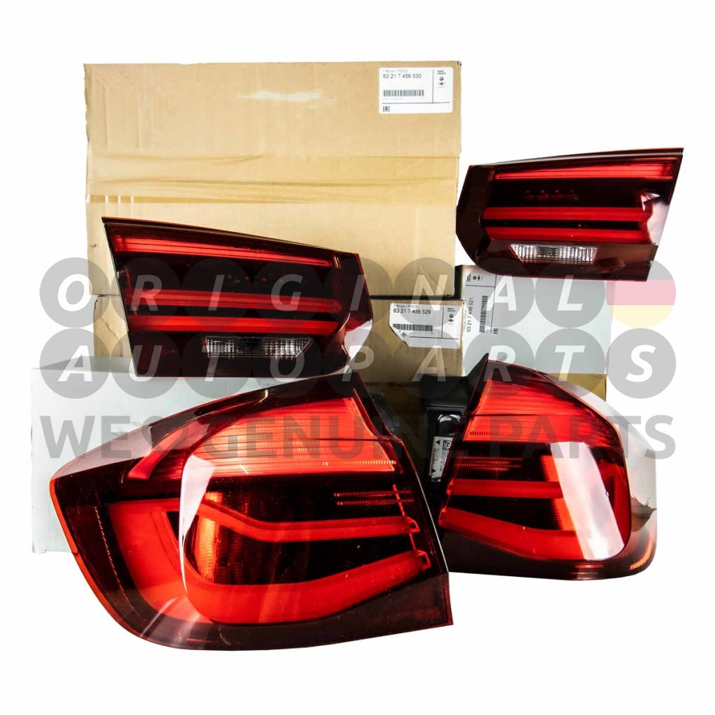 Genuine BMW LED Shadow Line LCI Black Line Rear Tail Lights Set 3' F30 M3 F80 63217456519 63217456520 63217456521 63217456522