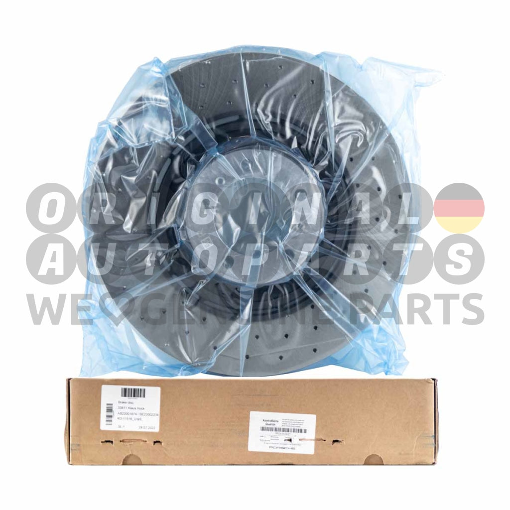 Genuine Porsche BRAKE DISC ROTOR front right 911 Turbo 3.7l 2021-2022 992615302T