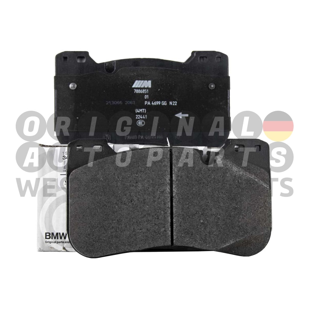 Genuine BMW M Brake Pads Set front M5 F90 34107886853