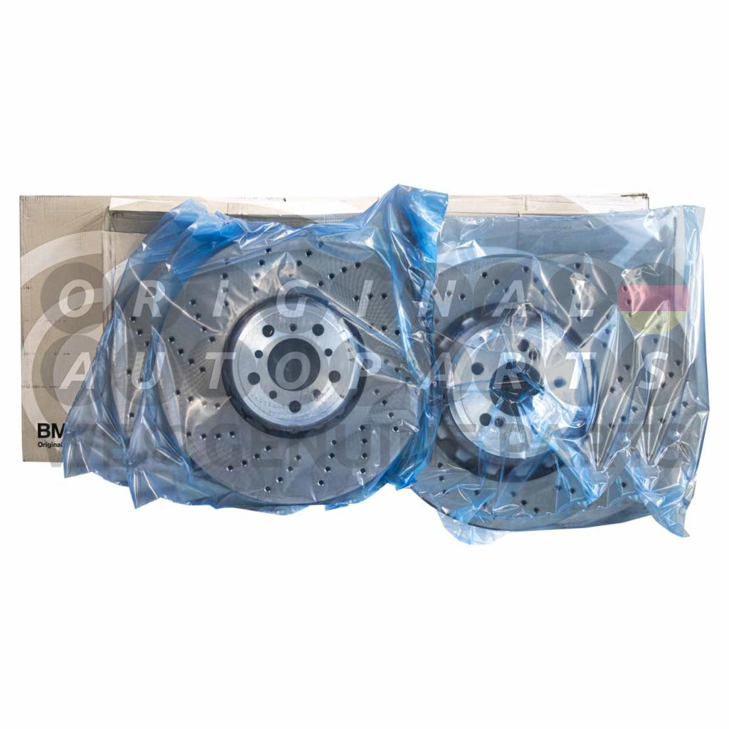 Genuine BMW Brake Discs Rotors front + rear X5 M F85 X6 M F86 X5M X6M 34112284901 34112284902 34212284903 34212284904