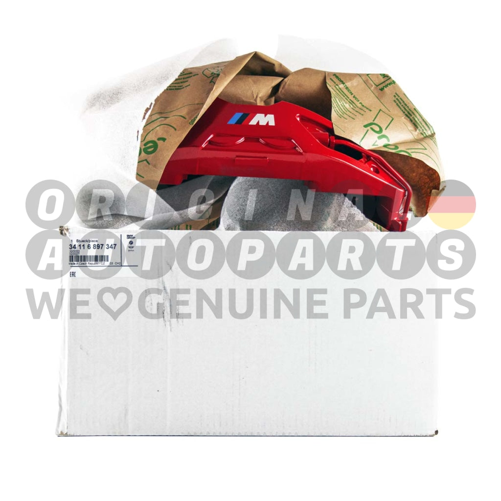 Genuine BMW M Performance Brake Caliper red front left 3' G20 5' G30 LCI G31 LCI G32 LCI 34116897347