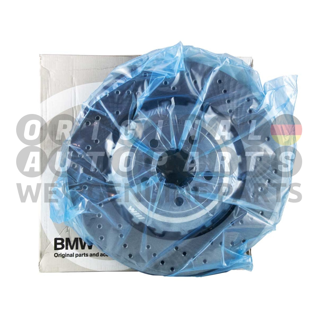 Genuine BMW Brake Disc Rotor rear right drilled 396x24mm M5 F10 M6 F06 F12 F13 34212284104
