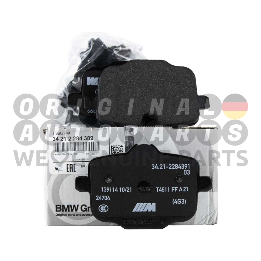 Genuine BMW Brake Pads Set rear M5 F10 M6 F06 F12 F13 34212284389