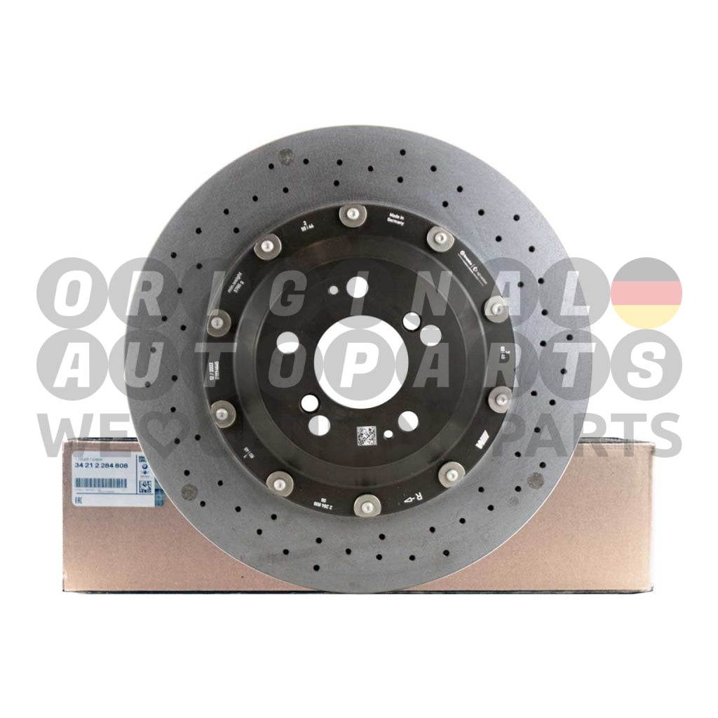 Genuine BMW Brake Disc Carbon Ceramic rear right 380x28mm M3 F80 M4 F82 F83 34212284808