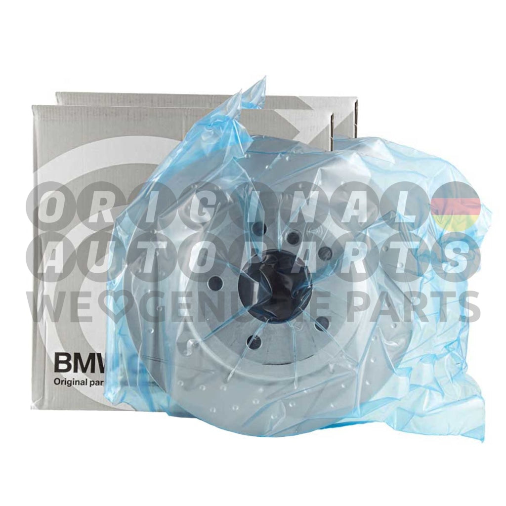 Genuine BMW Brake Disc Rotor Set rear left+right 324x22mm 1' E81 E87 3' E90 E91 E92 E93 34216795755