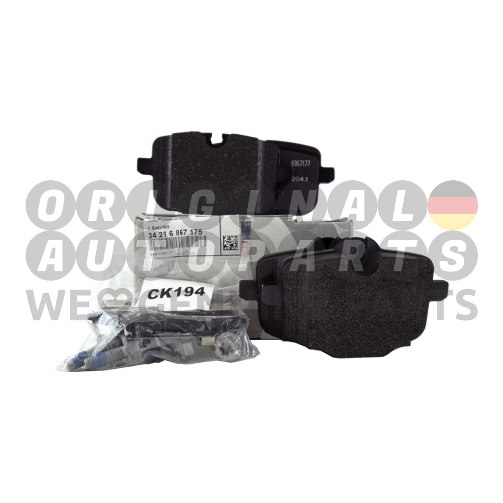 Genuine BMW Brake Pads Set rear 7' G11 G12 34216867175