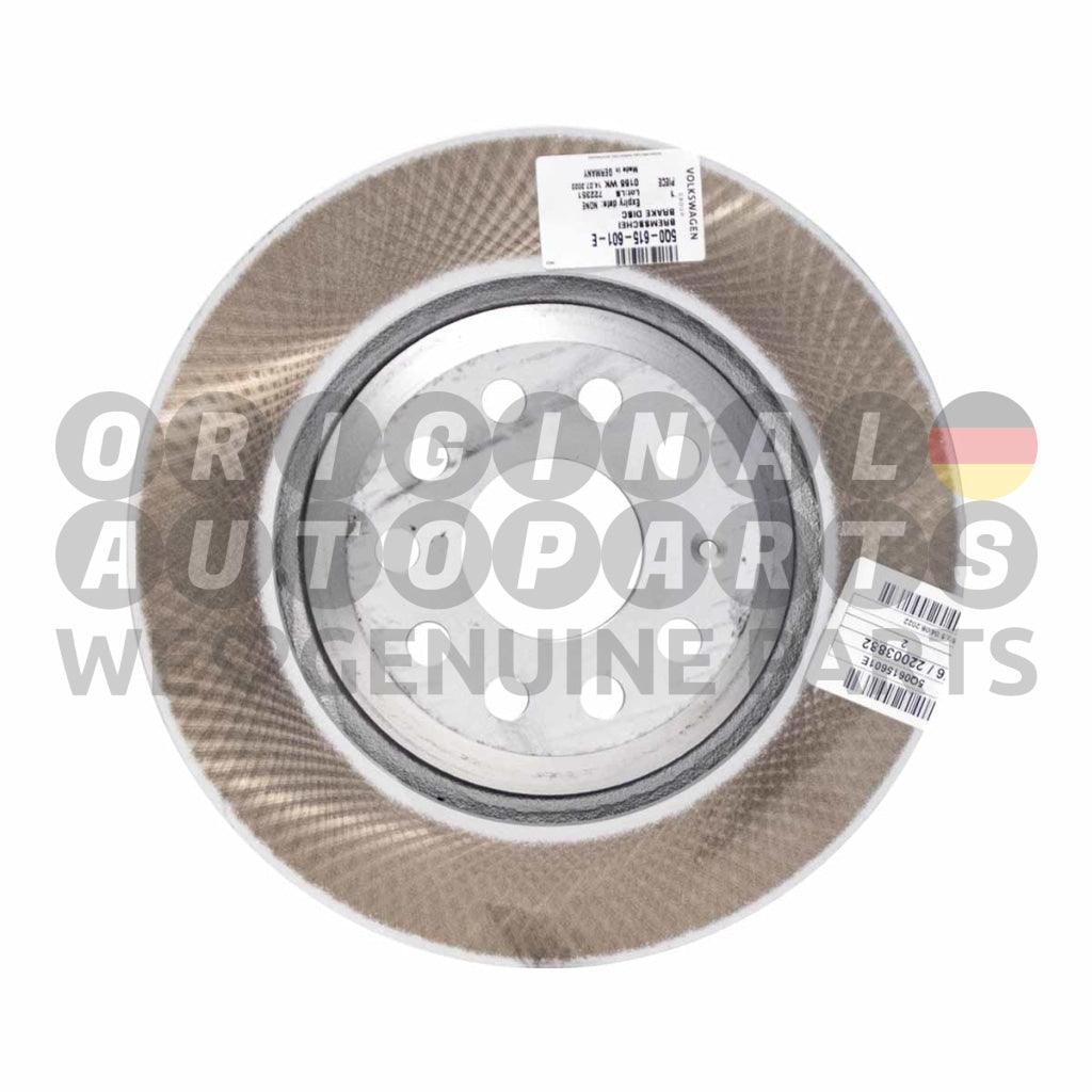 Genuine VW Audi BRAKE DISC ROTOR rear Arteon Eos Jetta Golf Passat Scirocco T-Roc Tiguan A3 RS3 TT TTRS Q2 RSQ3 Q3 Ateca Formentor Leon Kodiaq Octavia Superb 5Q0615601E