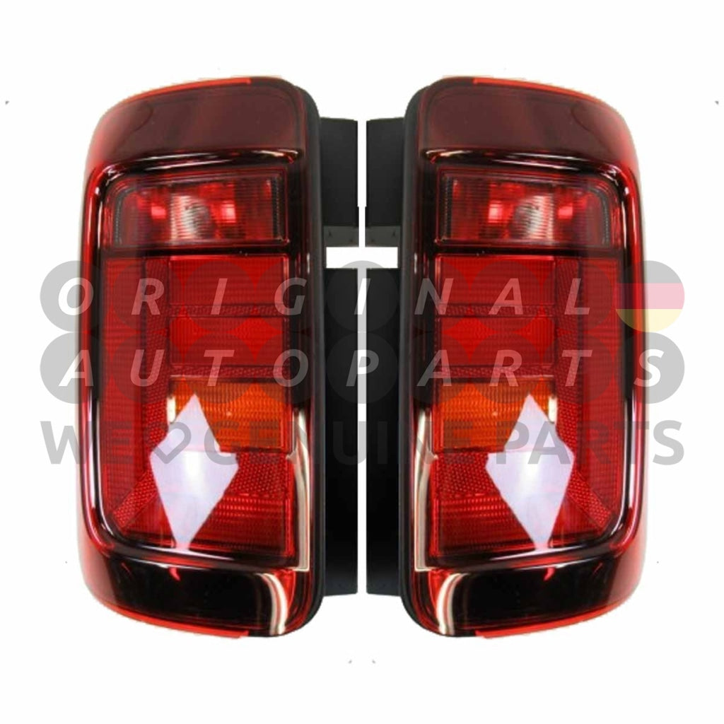 Genuine VW Volkswagen Caddy 3 / 4 Facelift Rear Lights Dark 2003-2014 2K1945095R 2K1945096AC